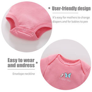 Conjunto de Ropa de Verano para Bebés, 4 Piezas, Algodón, Pijama para Recién Nacidos, Niños y Niñas, Mono, Body - Product Image 5