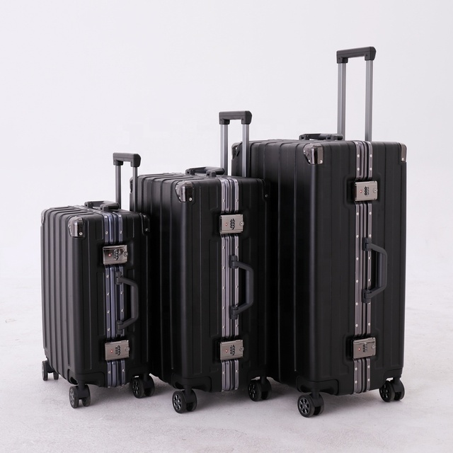 Wholesale 20 Inch Boarding Case 28 Inch Trolley Case Travel Set Universal Wheel Aluminum Frame Polyester PC 24 Inch Luggage Case