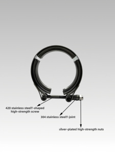 High Performance 3.0 Inch Roestvrij Staal Band Klem Mouw Auto Uitlaat Koppeling Turbo Downpipe Met Butt Joint - Product Image 4