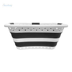 42L đa chức năng có thể gập lại giặt cản trở đồ chơi quần áo nhựa lưu trữ giỏ tổ chức nhựa bẩn quần áo giỏ - Product Image 2