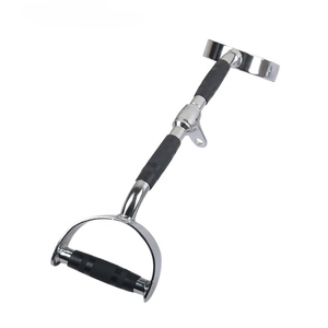 Coosport Fitness Equipment Multi-function Steel Grip <strong>Triceps</strong> <strong>Rope</strong> V-shaped Handle Lat <strong>Pull</strong> Bar Power Rack Squat Accessories - Product Image 5