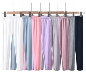 <span class=keywords><strong>Leggings</strong></span> Estivi Traspiranti a Vita Media Ultra-Sottili in Viscosa con Logo in Vita per Bambine, Abbigliamento Esterno per Bambine, Abbigliamento per Neonate - Product Image 1