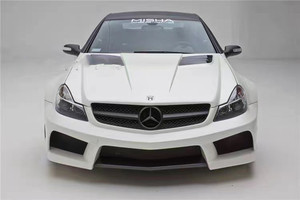 Pour <span class=keywords><strong>Mercedes</strong></span> <span class=keywords><strong>SL</strong></span> R230 kit de carrosserie large <span class=keywords><strong>SL</strong></span> R230 amélioré style Misha spoiler de pare-chocs avant et arrière kit de carrosserie large - Product Image 2