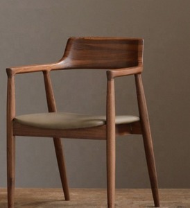 木製ダイニングチェア高級ダイニングチェア背もたれアームレストダイニングチェア - Product Image 5