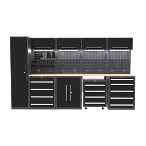 Armoire de rangement multifonctionnelle RW, meuble d'atelier de garage, armoires de garage, rangement modulaire, coffre à outils roulant <span class=keywords><strong>sur</strong></span> roues - Product Image 4