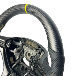 For <strong>Civic</strong> 8th Insight Jazz Fit Si Type R Car Interior Accessories Custom Racing Style Real Carbon Fiber Steering Wheel - Product Image 5