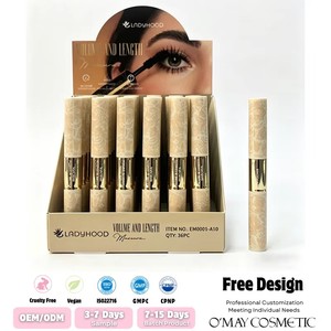 Productos de Marca Privada LADYHOOD en Stock, Rímel de Fibra 4D, Rizador de <span class=keywords><strong>Pestañas</strong></span>, Voluminizador, Larga Duración, Resistente al Agua, Alargador de <span class=keywords><strong>Pestañas</strong></span> - Product Image 1