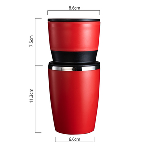 Gobelet à café isolé à servir unique 3-en-1 <span class=keywords><strong>cafetière</strong></span> goutte à goutte portable pour le camping et les voyages - Product Image 3
