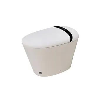 NEW Auto Flush 1 Piece Intelligent Bidet Toilet Bathroom Commode S-Trap Ceramic Smart Wc Toilet