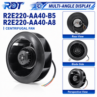 Ventilador de Refrigeración Original Alemán R2E220-AA40-A8 230V 2600/2700RPM, Equipo de Refrigeración para Automatización, Equipo de Refrigeración Industrial