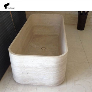 <span class=keywords><strong>Vasca</strong></span> da Bagno Autoportante in Travertino Bianco Vintage Tostone per Ville <span class=keywords><strong>e</strong></span> Appartamenti, Aree Esterne - Product Image 3