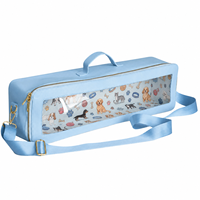 Sac à bandoulière personnalisé pour jeu de Mahjong, sac en cuir PU sur mesure OEM ODM, sac à main zippé doré pour les jeux, les fêtes et les voyages