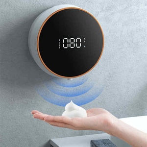 Custom Logo New Automatic Hand Sanitizer <b>Smart</b> Induction Household Electric <b>Smart</b> Foam Wall-Mounted Mobile Phone Soap Dispenser - Product Image 1