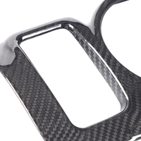 Cadre décoratif pour porte-gobelets de console centrale en fibre de carbone sèche pour Nissan 370Z Z34 de 2009 à 2020, intérieur en fibre de carbone 370z