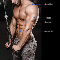 Longue corde de Triceps tirer vers le bas câble cordes entraînement Fitness musculation équipement de gymnastique 120cm