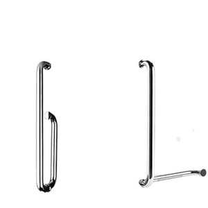 Manija de puerta corrediza en forma de L de acero inoxidable Huahu para dormitorio, baño y ducha - Product Image 5