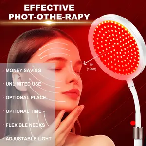 140LED 660nm 15/30/45 Mins Timer Red Light Therapy Device New Infrared Lamp Therapy Red Light Therapy Lamp For Skin Care