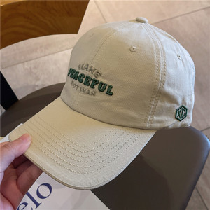 Casquettes de papa 6 panneaux pour hommes, en denim brodé, ajustées et souples, avec boucle en cuivre doré, style vintage usé, haute qualité, vente en gros - Product Image 3