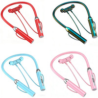 G01 Earphone Nirkabel BT 5.2 Model Kalung Leher, Headset Olahraga Binaural In-ear untuk Lari, Tahan Air dengan Peredam Kebisingan