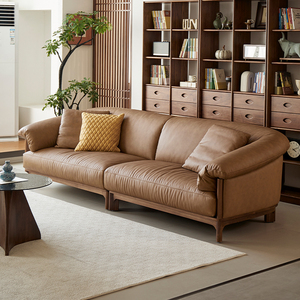 थोक अमेरिकी काले अखरोट ठोस लकड़ी फ्रेम 3 सीटर सोफा न्यूनतम सोफे घर रहने वाले कमरे फर्नीचर कारखाने सीधे - Product Image 3