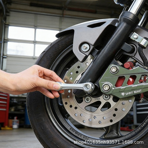 Llave para bicicletas ZY de 100 mm, acero con alto contenido de carbono, pulida, herramienta de reparación multifuncional. - Product Image 1