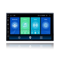 Autoradio universel avec écran IPS 7 pouces, processeur 4+4 cœurs, GPS, amplificateur, Carplay, Android Auto, lecteur DVD