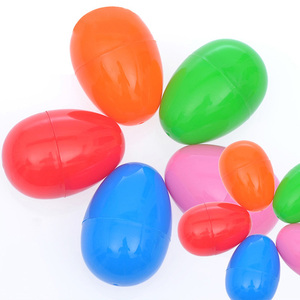 Assortimento colorato giocattoli a sorpresa uovo di pasqua in plastica imballaggio uovo di pasqua vuoto in vendita - Product Image 2