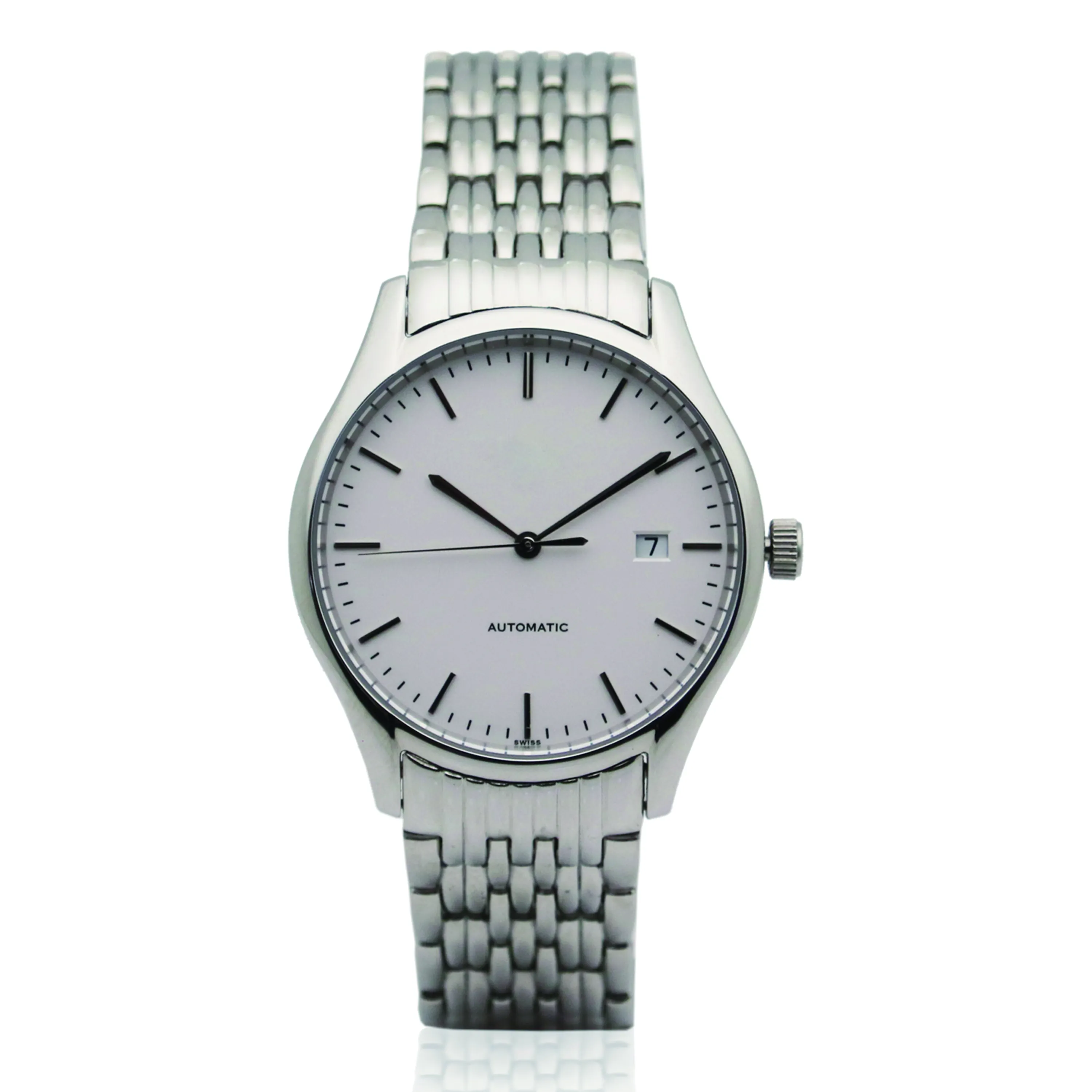 Roestvrij Stalen Horloge Zilver Kleur Mode Horloge Voor Mannen En Vrouwen Oem