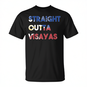 T-shirt Straight Outta Visayas, orgoglio delle isole filippine - Product Image 2