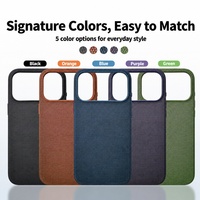 Coque magnétique C0130 pour iPhone 17 Air Tech, texture tissée, toucher agréable, anti-traces de doigts, compatible iPhone 17 18 Pro Max