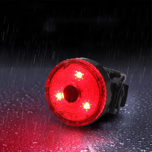 Vente en gros de feux arrière rouges Cob à haute visibilité, rechargeables par USB, forme ronde, lampe de sécurité multifonctionnelle pour vélo - Product Image 2
