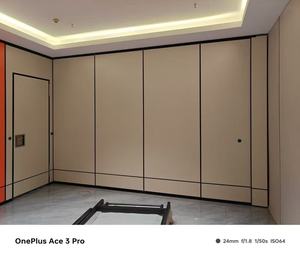 La Pared Divisoria Móvil Está Equipada con Aislamiento Acústico de Algodón y Pared Divisoria Deslizante para Salón de Banquetes de Hotel - Product Image 2