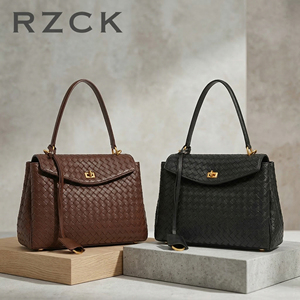 Borse Tote Grandi Intrecciate Personalizzate RZCK, in Vera Pelle, Materiali Eco-Friendly, Dettagli Personalizzabili, Etichetta <span class=keywords><strong>Privata</strong></span>, Vendita all'Ingrosso - Product Image 4
