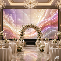 Écran LED d'intérieur pour location, panneau vidéo mural P2.5, affichage LED d'extérieur pour mariage et événements
