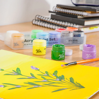 Ensemble de peinture acrylique Mont Marte, 12 pièces x 20 ml, ensemble de peinture acrylique pour artistes