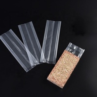 0.25-5KG Sacs d'emballage de riz personnalisés Sac sous vide en brique de riz PA/PE transparent