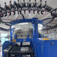 Machine à tricoter circulaire professionnelle BAOLONG en fausse fourrure jacquard, machine à tricoter circulaire en fausse fourrure de vison