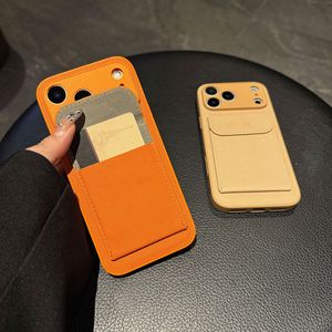 Nuovo Arrivo: <span class=keywords><strong>Cover</strong></span> Protettiva Anti-Caduta in Pelle PU <span class=keywords><strong>Arancione</strong></span> con Porta Carte e Portafoglio, Accessorio per <span class=keywords><strong>iPhone</strong></span> 17 - Vendita all'Ingrosso - Product Image 5