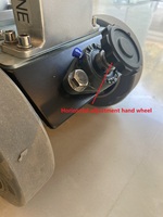 Ponceuse d'angle manuelle pour béton de 330 mm avec moteur et boîte de vitesses