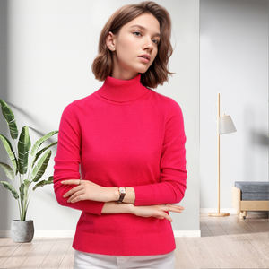 Suéteres de Cuello Alto Tejidos para Mujer, Invierno, Alta Calidad, Personalizados, a la Moda - Product Image 6