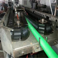 Máquina Extrusora de Tubería Corrugada de Pared Simple de Plástico, Equipo para Extrusión de Mangueras de PVC, PP y PE