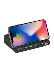 <span class=keywords><strong>Cargador</strong></span> rápido 3 en 1 tipo C, 5 puertos USB, <span class=keywords><strong>cargador</strong></span> inalámbrico para iphone 14 Pro Max, <span class=keywords><strong>samsung</strong></span> <span class=keywords><strong>Galaxy</strong></span> S22, productos al por mayor, 3,0 - Product Image 4