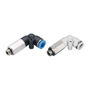 Xingyi Technology Pneumatic <b>Quick</b> <b>Connector</b> PLL4 6 8 10 G01 02 03 04 Right Angle L Type Plastic Copper Body - Product Image 2