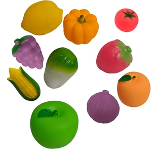 Bộ đồ chơi giáo dục trẻ em mô phỏng rau củ quả bằng nhựa vinyl, đồ chơi quầy hàng đường phố bằng nhựa dùng cho tắm và chơi nước - Product Image 6