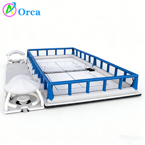 Plataforma <span class=keywords><strong>Flotante</strong></span> Inflable de <span class=keywords><strong>Alta</strong></span> <span class=keywords><strong>Calidad</strong></span> para Deportes Acuáticos, Diseño Personalizado de Fábrica, Isla <span class=keywords><strong>Flotante</strong></span> Grande para Pickleball - Product Image 4