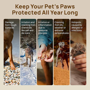 Custom Logo Natural Revitalizing Dog Paw and Nose Balm Moisturizer &amp; <strong>Soother</strong> for Dry Cracked Paws Noses <strong>Snout</strong> <strong>Soother</strong> for Dogs - Product Image 5