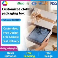 Carpeta Magnética Portátil Personalizada al por Mayor, Impermeable, de Cartón Corrugado, con Embalaje Impreso Personalizado para Venta Minorista de Ropa