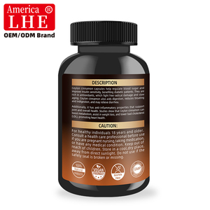 Suplemento de Canela de Ceilán Shecome de Alta Calidad, Apoyo Energético y Cardíaco para Adultos, 60 Cápsulas, Cápsulas de Canela de Ceilán - Product Image 6