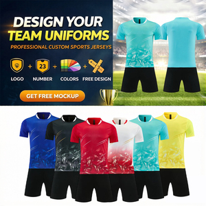 Multi Color Streak Print Football Kit Breathable V Neck Soccer Shirt And <b>Shorts</b> For <b>Men</b> Youth Sports Training - Product Image 5