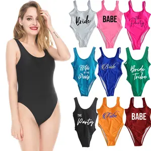 Super Elastic and Factory Wholesale One Piece Swimsuit with Custom Logo